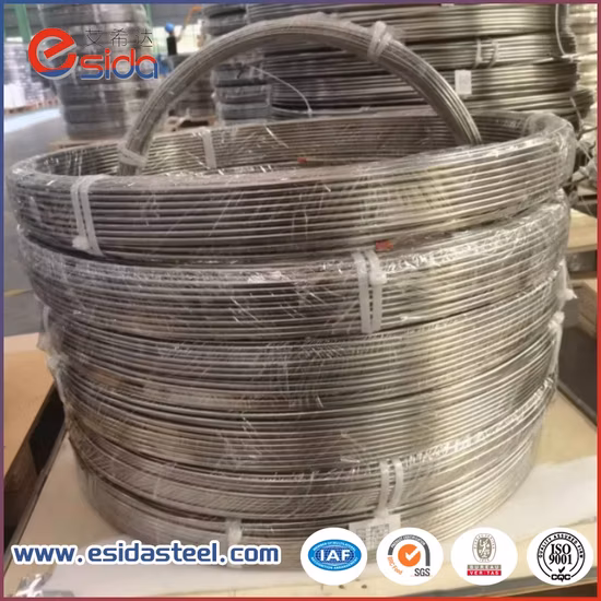 ASTM/AISI/JIS/DIN/GB ミラー/磨かれた合金鋼中国パイプ二重 2205 鋼コイル/チューブの表面処理
